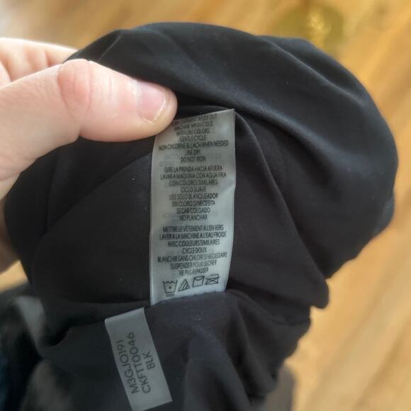 Calvin Klein Full Zip Faux Leather Bomber Jacket S - Picture 3 of 13